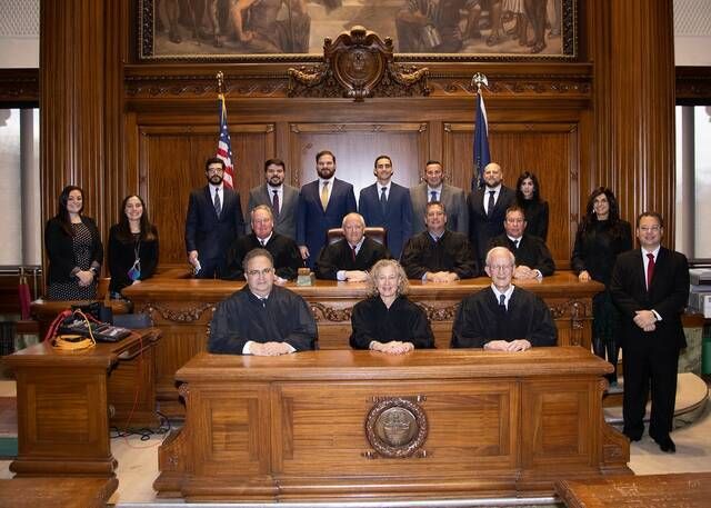 Luzerne County Court admits seven attorneys for New Year Go Lackawanna