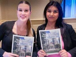 
			
				                                Alexandra Kossakowska of East Stroudsburg, Pa., and Montserrat Ramirez-Figueroa of Bloomingdale, N.J., recently presented their research at the Northeastern Political Science Association’s 55th annual meeting held in Boston, Mass.
                                 Submitted photo

			
		